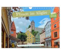 Füssen im Allgäu - Hier genießt die Seele eine romantische Zeit (Wandkalender 2026 DIN A4 quer), CALVENDO Monatskalender: Füssen - die höchstgelegene ... und ihre vielfältig romantischen Seiten