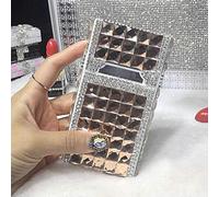 fUfIzU Portasigarette Accendino, Lusso Elettrico USB Bobina Ricaricabile di Sicurezza Antivento Senza Fiamma Mini Portasigari Sottile E Portatile Scatola Tascabilecristallo con Strass Glitter,d'oro