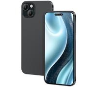 FufoneUS Display falso giocattolo telefono cellulare modello metallico replica non funzionante 1:1 telefono per Phone 15 Plus falso giocattolo cellulare (per 15 Plus schermo a colori nero)
