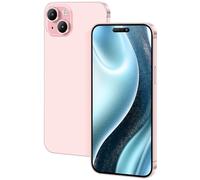 FufoneUS Display falso giocattolo telefono cellulare modello metallico replica non funzionante 1:1 telefono per telefono cellulare 15 giocattolo falso cellulare (per 15 schermo a colori rosa)