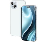 FufoneUS Display falso giocattolo telefono cellulare modello metallico replica non funzionante 1:1 telefono per Phone 15 Plus falso giocattolo cellulare (per 15 Plus schermo a colori blu)