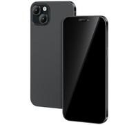 FufoneUS Display falso giocattolo telefono cellulare modello metallico replica non funzionante 1:1 telefono per telefono cellulare 15 giocattolo falso cellulare (per 15 schermo nero nero)