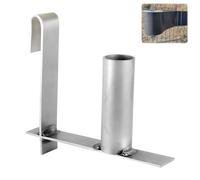 FUFRE Guida di scorrimento per strisce frangivista, aiuto di montaggio per recinzione in PVC, protezione da sguardi indiscreti, in acciaio inox, per un rapido montaggio dalla privacy (1 pezzo)
