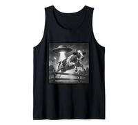 Fuga dal rapimento della Mucca - UFO Farm Encounter Art Canotta