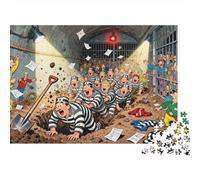 Fuga dal tunnel della prigione Puzzle in Legno Impermeabile Puzzles Da 1000 Pezzi Per Adulti Sfidanti E Rompicapo Giochi Educativi