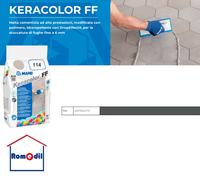 FUGA MAPEI KERACOLOR FF MALTA CEMENTIZIA IDROREPELLENTE FUGATURA PIASTRELLE 5 KG