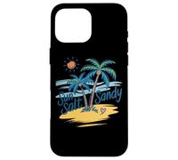 Fuga tropicale sabbiosa a Sun Salt Custodia per iPhone 16 Pro Max