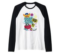 Fugg Life Grin Grin Conte Underoo Mcgoo & Wide Eyed Weirdo Maglia con Maniche Raglan