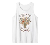 Fuggito nel Selvatico Bouquet di Fiori Selvatici Cottagecore Boho Canotta