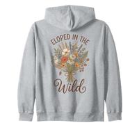 Fuggito nel Selvatico Bouquet di Fiori Selvatici Cottagecore Boho Felpa con Cappuccio