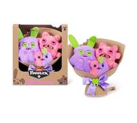 Fuggler Bouquets: 2x9 (Rabid Rabbit, Sir Nobbynuts, Nobbybits) di ZURU | Bouquet peluche Funny Ugly Monster, denti caratteristici, collezionabili morbidi e abbracciabili, per fan e collezionisti