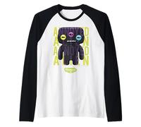 Fuggler infastidito Alien Black Laboratory Misfits Maglia con Maniche Raglan