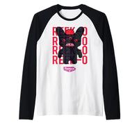 Fuggler Reek-O Nero Peloso Fuggs Maglia con Maniche Raglan