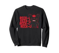 Fuggler Reek-O Nero Peloso Fuggs Mostro Testo Felpa