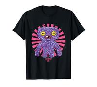 Fuggler Squidge Laboratory Misfits Retro Testo Giapponese Maglietta