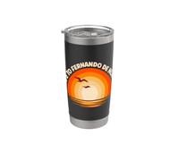 Fuggo a Fernando de Noronha Bicchiere termico in acciaio inox doppia parete