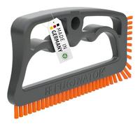 Fuginator Spazzola Brevettata per Fughe e Piastrelle di Bagno, WC, Cucina | Made in Germany - Manico ergonomico - Setole dure a lunga durata - spazzola sottile per fughe, angoli e fessure difficili