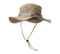 FUGLUS 1 pz Cappello da Sole da Uomo UPF 50+ Cappello Safari Cappello Estivo Tesa Larga Cappello da Trekking Mimetico Cappello Boonie Militare con Foulard Multifunzionale rinfrescante Cappello