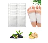 FUGLUS 10PCS Patch Detox Piedi con Principi Attivi Naturali, Elimina Tossine e Migliora la Circolazione, Antistress per un Sonno Migliore e Rimozione delle Tossine dal Corpo
