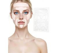 FUGLUS 16 pezzo Cerotti per Il Viso Silicone Pad Silicone Riutilizzabili Adesivi Antirughe per il Viso Compreso di Petto Patch Collo Maschera Gli Occhi Guancia Fronte Pad per Riduzione Rughe