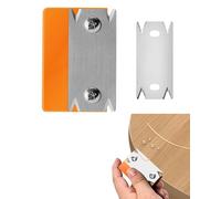 FUGLUS 1pcs Rifilatore per Legno, Pialla Portatile Pialla Multiuso per Bordi, Legno Nero Tagliabordi Legno, con Lame Sostituibili, Pialla con Bordo Antiscivolo per Legno, PVC, Cartongesso