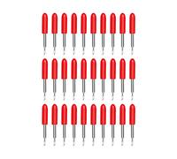 FUGLUS 40 Pezzi Lame da taglio di ricambio 45° Lame di Ricambio Plotter per Cricut Joy Maker Explore Air/Air 2 Lame per Plotter da Taglio in Vinile（rosso）