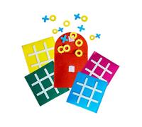 FUGLUS 5 Pezzi Tic Tac Toe, Regalo Fine Anno Bambini, Tic Tac Mini Nove Griglia Giochi Da, Regali Bambini Fine Anno Scolastico per Compleanno, Festa, Casa, Scuola (Colorato)