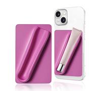 FUGLUS Lipgloss Custodia per cellulare,cover con gloss，con supporto lucidalabbra, supporto per lucidalabbra, custodia per telefono per,porta rossetto per rossetto,accessori cellulare (Rosa rossa)