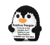 FUGLUS pinguino Portafortuna, Positive pinguino,regalo amica, regalo casa nuova,Regalo Simpatici, Idee Regalo per Famiglia, Amici, Mini Peluche, Gadget Scrivania, regali per casa nuova,gadget