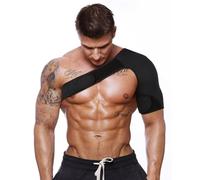 FUGLUS Tutore spalla Supporto per spalla Fascia da spalla Leggero in Neoprene e Chiusure Regolabile per Protezione spalla Adatto per Spalla Sinistra o Destra,Taglia universale