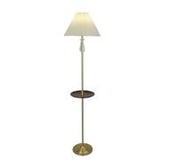 FUHAI-666 Lampade da Terra White/Red Pleated Lampshade Floor Lamp Living Room Sofa Bedroom Decorative Ornaments Standing Light Lampada da Terra(Bianco)