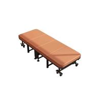 FUHAI-666 Letto pieghevole Letto pieghevole con imbottitura in lattice, poltrona da salotto for la casa, assistenza ospedaliera, singolo, ufficio, pausa pranzo(Nero,XL)