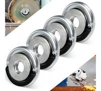 Fuhesgu 4 Pezzi Dado a Sgancio Rapido M14 Dado a Serraggio Rapido per Smerigliatrice Angolare con Anello di Trazione Dadi Flangia Smerigliatrice Serraggi Rapidi per Smerigliatrici Angolare di Tutte