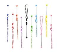 Fuhjythy 10 Pezzi di Ciondoli A Forma di Tazza con Perline per Bicchieri con Manico per Ciondoli per Bottiglie D'Acqua, Accessori per La Creazione di Gioielli, Perline, DIY