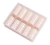 Fuhjythy 10 Rotoli di Trasferimento A Foglia per Unghie con Fiori per Nail Art A Tema Floreale Primaverile Ed