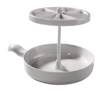 Fuhjythy 2 Pezzi Fornello per Pancetta A Microonde Forno A Microonde Grill Vassoio per Pancetta A Microonde A Prova di Spruzzi con Coperchio