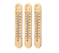 Fuhjythy 3 Pezzi Termometro da Parete Termometro da Interno Grande Esterno per Patio Termometro A Doppia Bilancia per Temperatura Casa Piscina