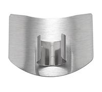 Fuhjythy 4 pezzi di acciaio inossidabile Finger Guard Finger Protector sicuro coltelli guardia chop sicuro fetta strumento da cucina per affettare e affettare in cucine