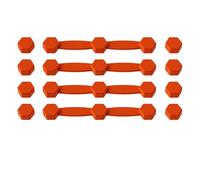 Fuhjythy 4 Set di Fibbia al Silicone per 'Air Fryer per Mantenere In Posizione le Pellicole di Carta Usa e Getta.