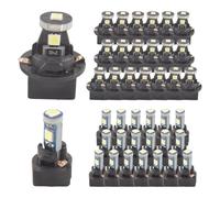 Fuhjythy 40 Pezzi T5 T10 Lampadine A LED Luci da Cruscotto con Attacco A Rotazione Luce per Cruscotto Lampadine A LED per Luci Interne 'Auto