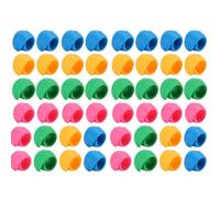 Fuhjythy 48 Pezzi di Rocchetti di Filo in Silicone Salvafilo Organizer per Porta Bobina per Macchina da Cucire Durevole Facile da Installare Facile da Usare