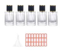 Fuhjythy 5 Pezzi 30 Ml Flacone Piccolo Atomizzatore Cosmetico Flaconi di Profumo Nebulizzatore Contenitore Flaconi In Vetro per Viaggi Facile Installazione
