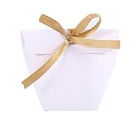 Fuhjythy 50PZ Sacchetto di Carta Kraft Vuoto Sacchetto di Caramelle Confezione Regalo Sacchetti di Decorazione Festa di Compleanno con Nastro