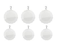 Fuhjythy 6 Pacchetto 8 Pollice/10 Pollice Sublimazione Wind Spinner Blanks 3D Wind Spinners Hanging Wind Spinners per Interni Ed Esterni Giardino