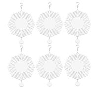 Fuhjythy 6Piece 3D Wind Spinners Hanging Wind Spinners per la Decorazione del Giardino All'Aperto Z-8 Pollici