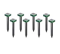 Fuhjythy 8 PZ Outdoor Solar Ultrasonic Vibration Repeller Snake Repeller Mole Elettronico Snake Repeller per Garden Yard Farm, ECC
