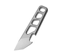 Fuhjythy Apribottiglie In Lega di Titanio Ultra Leggero Piccolo Strumento Portatile Ciondolo Multifunzionale EDC Accessori