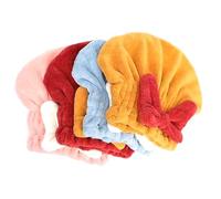 Fuhjythy Asciugamano Super Assorbente per Capelli Bagnati, con Cuffia da Doccia con,