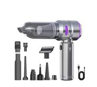 Fuhjythy Aspirapolvere per Auto Portatile Ad Alta Potenza con Motore Brushless, Macchina per La Pulizia 'Aria per Elettrodomestici,