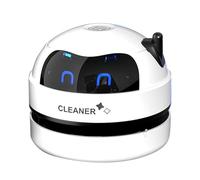 Fuhjythy Aspirapolvere per Scrivania Pulitore per Casa Ufficio Tavolo Mini Aspirapolvere Ricaricabile USB Fili A